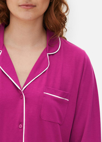 Фиолетовая всесезон пижама (рубашка, брюки) рубашка + брюки Primark