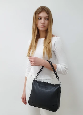 Сумка крос-боді жіноча чорна середня повсякденна 3006 Fashion Сумка (225899870)