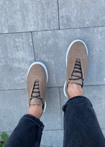 Бежеві кросівки shoesband демісезон Brand