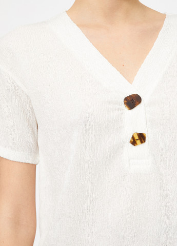 Молочная летняя блуза KOTON