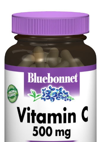 Витамин С 500мг,, 180 гелевых капсул Bluebonnet Nutrition (228293316)