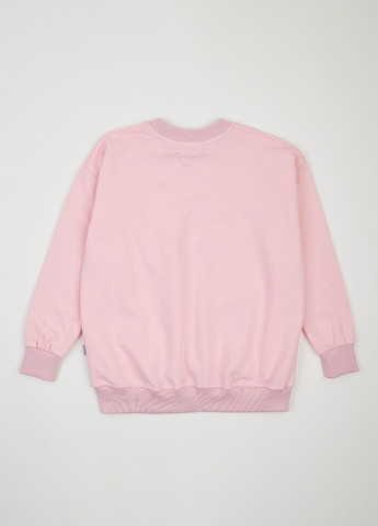 dexter's світшот напис рожевий кежуал бавовна, футер