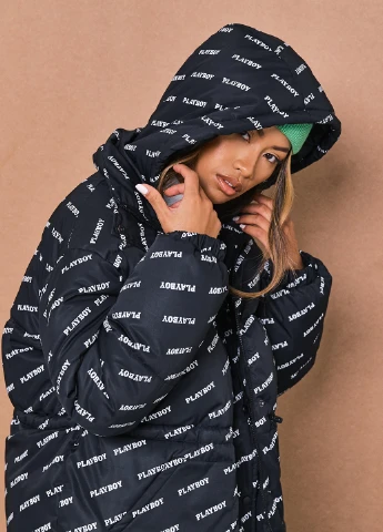Черная зимняя куртка Missguided
