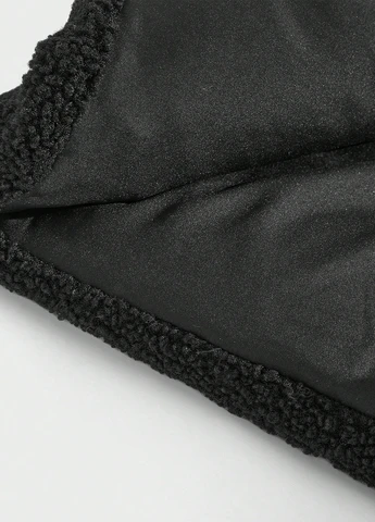 Чорна зимня куртка SHEIN