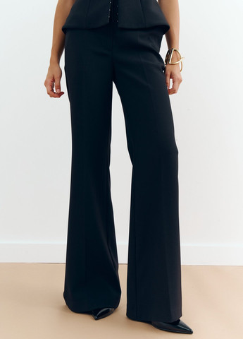 Чорний демісезонний комплект (штани, баска) Gepur