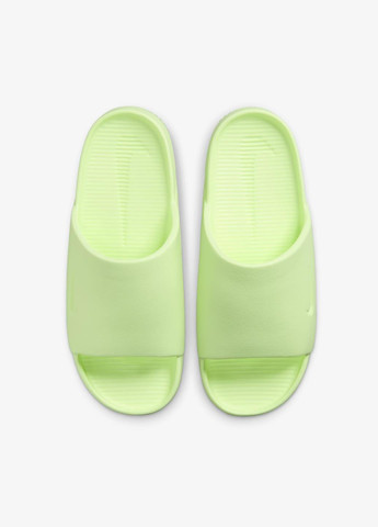 Салатовые шлепанцы dx4816-702 Nike с тиснением, с логотипом