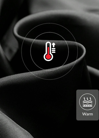 Чорна зимня куртка куртка-пальто SHEIN