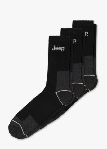 Шкарпетки (3 пари) C&A однотонні чорні повсякденні