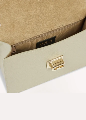 Жіноча шкіряна сумка BAFIACOARE000M7Y00 Світло-сіра Furla 1927 S CROSSBODY 24 (252863941)