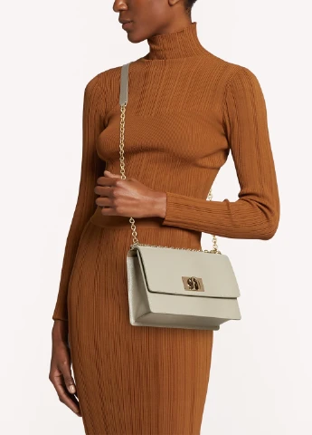 Жіноча шкіряна сумка BAFIACOARE000M7Y00 Світло-сіра Furla 1927 S CROSSBODY 24 (252863941)