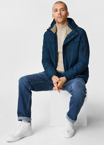 Морской волны зимняя куртка C&A