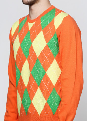Оранжевый демисезонный пуловер пуловер Montana Paris