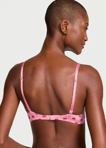 Рожевий корбей бюстгальтер Victoria's Secret з кісточками поліамід