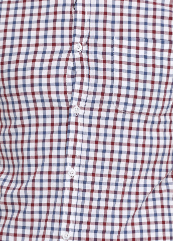 Белая кэжуал рубашка в клетку Primark с коротким рукавом