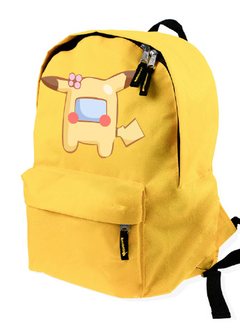 Детский рюкзак Амонг Ас Покемон Пикачу (Among Us Pokemon Pikachu) (9263-2419) MobiPrint (217075350)