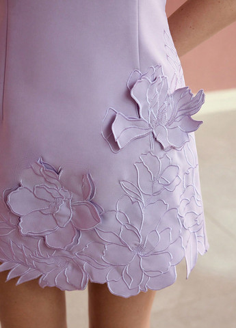 Світло-фіолетова коктейльна, кежуал сукня футляр SHEIN однотонна