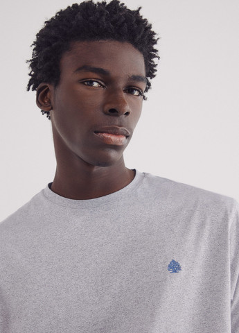 Світло-блакитна футболка Springfield