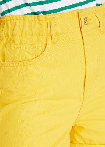 Шорты KOTON жёлтые джинсовые