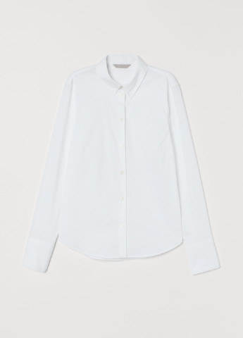 Белая летняя рубашка H&M