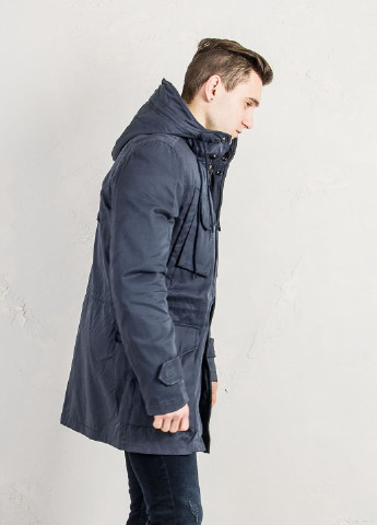 Темно-синя демісезонна куртка Antony Morato