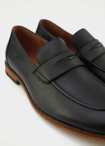 Черные кэжуал туфли Respect без шнурков