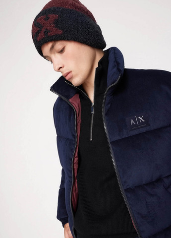 Темно-синий демисезонный светр Armani Exchange