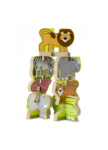 Развивающая игрушка Деревянная головоломка-укладка Сафари (MD9024) Melissa&Doug (254069648)