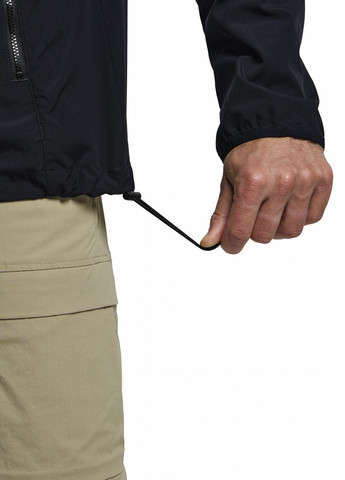 Чорна демісезонна вітровка Jack Wolfskin TERRACADE JKT M