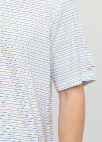 Белая футболка-поло для мужчин Greg Norman в полоску