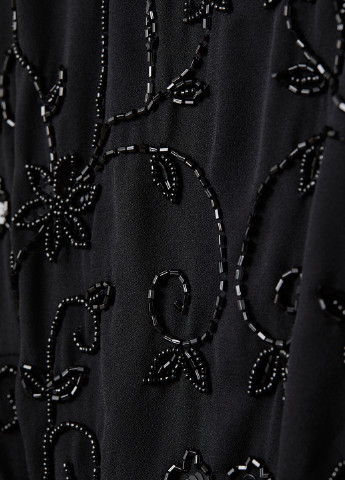 Чорна кежуал плаття, сукня кльош H&M