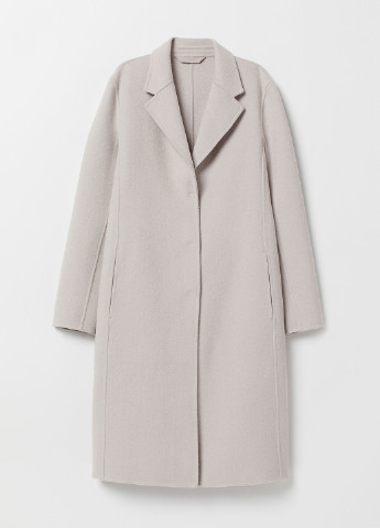 Світло-сіре демісезонне Пальто однобортне H&M