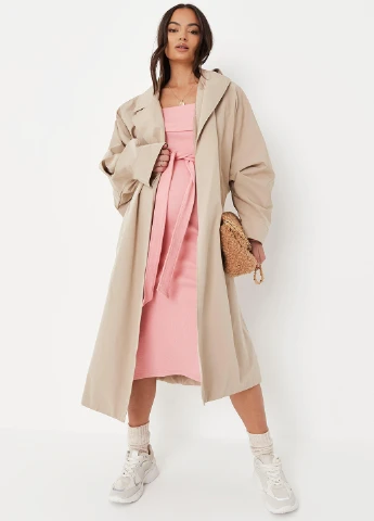 Розовое кэжуал платье Missguided однотонное