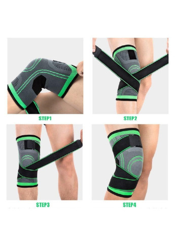 Бандаж фіксатор для коліна колінного суглоба з додатковою фіксацією (85238-Нов) Розмір S Unbranded (253037488)