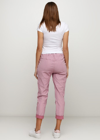 Темно-розовые кэжуал демисезонные джоггеры брюки M-1