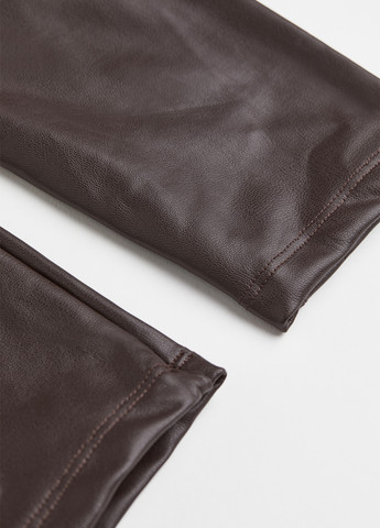 Коричневые демисезонные леггинсы H&M