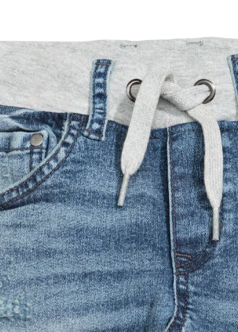 Светло-синие демисезонные со средней талией джинсы H&M