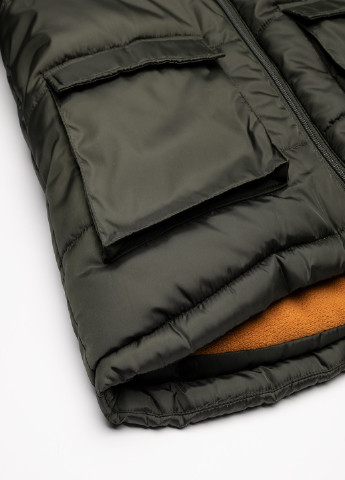 Оливковая (хаки) демисезонная куртка Coccodrillo