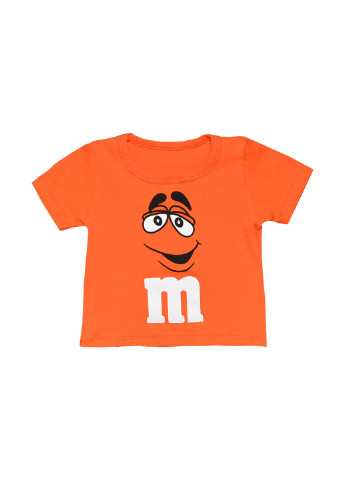 Оранжевая летняя футболка Blanka