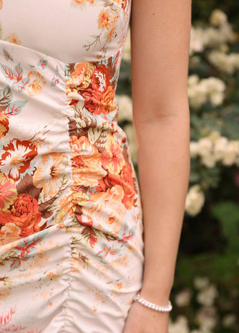 Комбінована кежуал сукня SHEIN з квітковим принтом