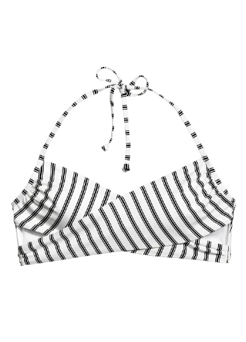 Белый летний купальник (лиф бикини, трусики) H&M