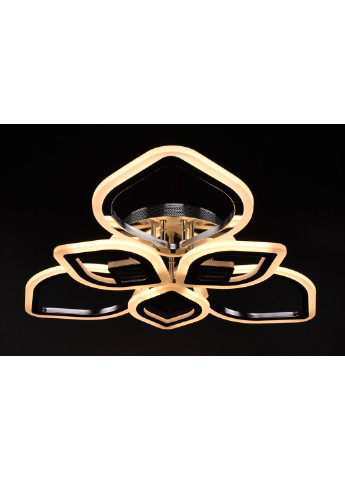 Люстра стельова LED з пультом A2721/3+3-3D-ch Хром 10х60х60 см. Sunnysky (253628884)