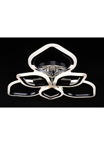 Люстра стельова LED з пультом A2721/3+3-3D-ch Хром 10х60х60 см. Sunnysky (253628884)