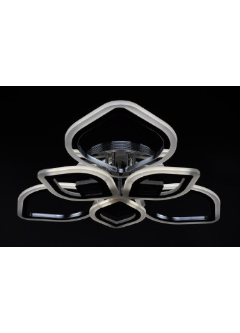 Люстра стельова LED з пультом A2721/3+3-3D-ch Хром 10х60х60 см. Sunnysky (253628884)