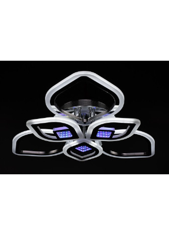 Люстра стельова LED з пультом A2721/3+3-3D-ch Хром 10х60х60 см. Sunnysky (253628884)