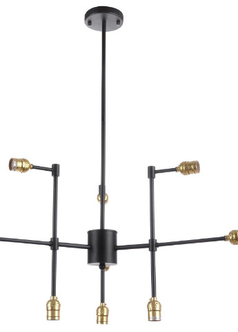 Люстра стельова лофт BL-348S/9 E27 BK Brille (253887719)