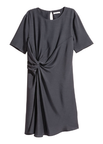 Темно-сіра кежуал сукня а-силует H&M