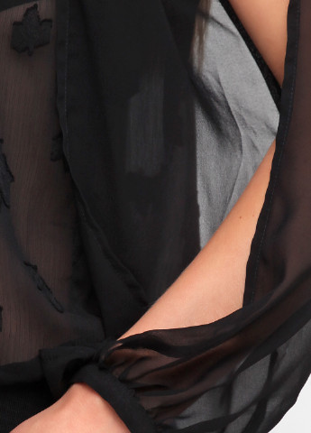 Чорна демісезонна блуза Soaked