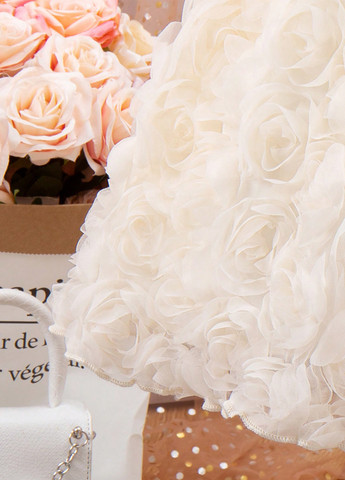 Кремовое платье SHEIN (366748265)