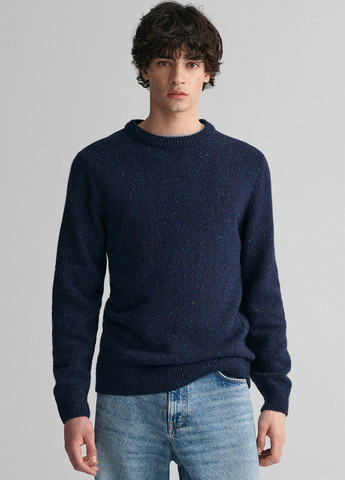 Синій зимовий светр джемпер Gant
