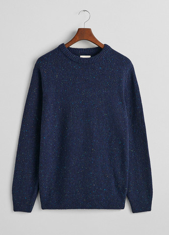Синий зимний свитер джемпер Gant